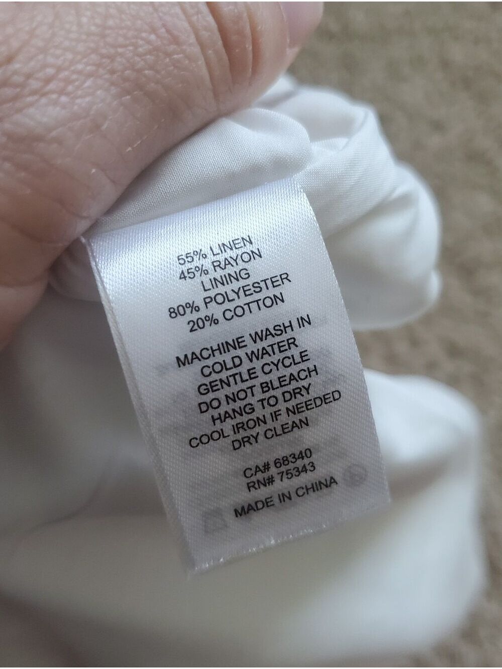 NEW C&C California White Vacation Print Mini Skirt Lined Women's Size Medium - Picture 11 of 12